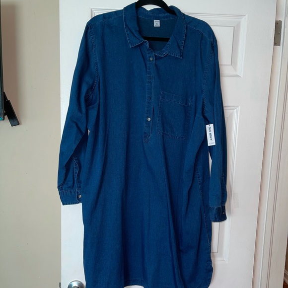 Old Navy Dresses & Skirts - NWT - Old Navy Button Down Shirt Dress - Size XXL